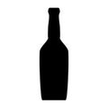 Silhouette beverage bottle drink icon