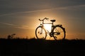 Silhouette bicycle