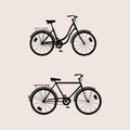 Silhouette bikes black