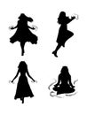 Silhouette of Black Scarlet Witch