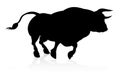 Silhouette Bull