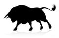 Silhouette Bull