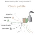 Classic Palette fashionable shades spring-summer 2022