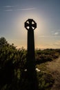 Silhouette of the Celtic Cross