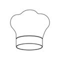 silhouette chef hat uniform kitchen element