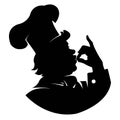 Silhouette Chef - Illustration