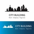 Silhouette of city logo