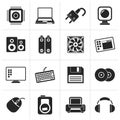 Silhouette Computer Items and Accessories icons