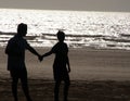 Silhouette Couple Royalty Free Stock Photo