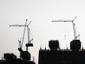 Silhouette Crane Industrial equipment Building construction