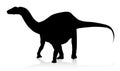 Diplodocus Dinosaur Silhouette