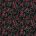 Silhouette doodle clothes seamless woman shoes pattern for fabrics and linens and wrapping paper and shops