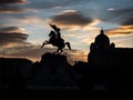 Equestrian statue Archduke Charles in Vienna, Austria