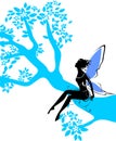 Silhouette of fairy