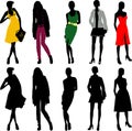 Silhouette fashion girls