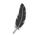 Silhouette feather icon