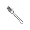 silhouette fork utensil kitchen icon
