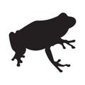 silhouette of frog. Vector illustration decorative design Royalty Free Stock Photo
