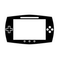 Silhouette game console portable play device