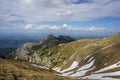 The silhouette of the Giewont peak. Western Tatras Royalty Free Stock Photo