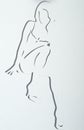 Silhouette of a girl