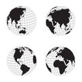 silhouette globe collection
