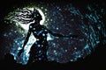 the silhouette of the goddess and the creation of the universe