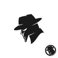 Hacker spy Secret Agent logo Design inspiration