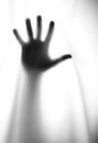 Silhouette of the hand Royalty Free Stock Photo