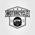 silhouette helmet or motorcycle helm logo vector illustration design