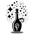 Silhouette simple bottle icon