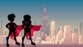 Super Kids City Silhouette