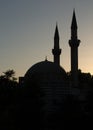 Silhouette of an islam