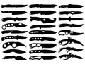 Silhouette knife collection