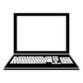 Silhouette laptop data system technology