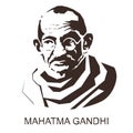 Silhouette Mahatma Gandhi