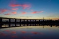 Silhouette of Melbourne's West Gate Bridge at dusk