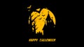 Silhouette Minimal Halloween wallpaper