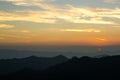 Silhouette Mountain at Thong Pha phum National Par