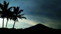 silhouette of a mountain view in the Sukabumi area, West Java 1 month ago