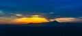 View of Mt. Fuji from building in Tokyo Royalty Free Stock Photo