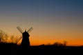 Silhouette of Oland, Sweden