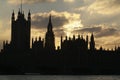 Palace of Westminster at dusk,London, UK.