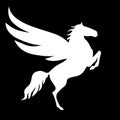 Silhouette Pegasus white