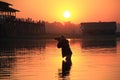 Silhouette of photographer