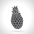 Silhouette pineapple