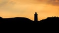 Silhouette of Rubjerg Knude Lighthouse