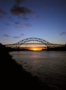 Sagamore bridge in the distance Royalty Free Stock Photo