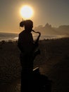 Saxophonist Player at Ipanema Beach