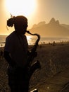 Saxophonist Player at Ipanema Beach